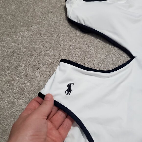 Polo by Ralph Lauren White One Piece Swimsuit - Picture 4 of 12